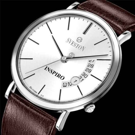 Buy Sveston Inspiro Sliver Maroon Watch