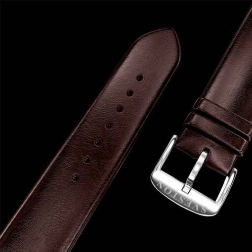 Sliver Maroon Sveston Inspiro Watch Gift for Man