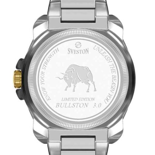 Sveston Bullston Sliver Golden Black Watch Back Side