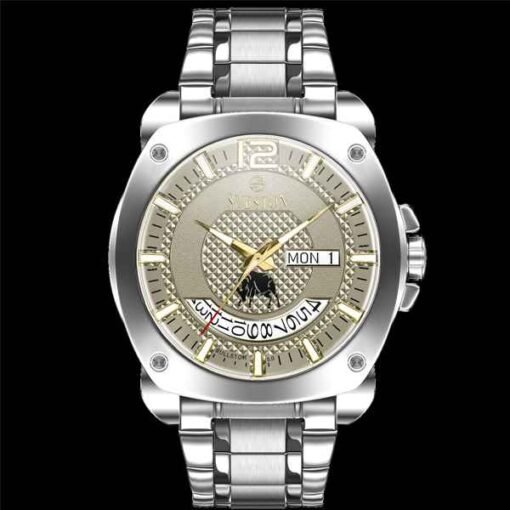 Sveston Bullston Sliver Grey Sports Watch