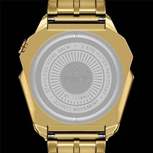 Sveston Ironman Gold Watch BacksideSveston Ironman Gold Watch Backside