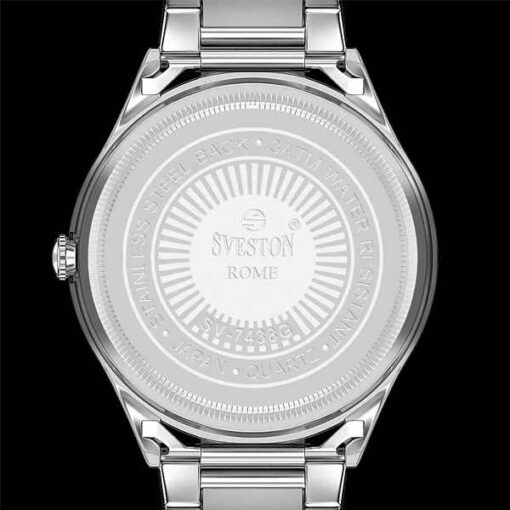 Sveston Solano Sliver Grey Back Side Watch