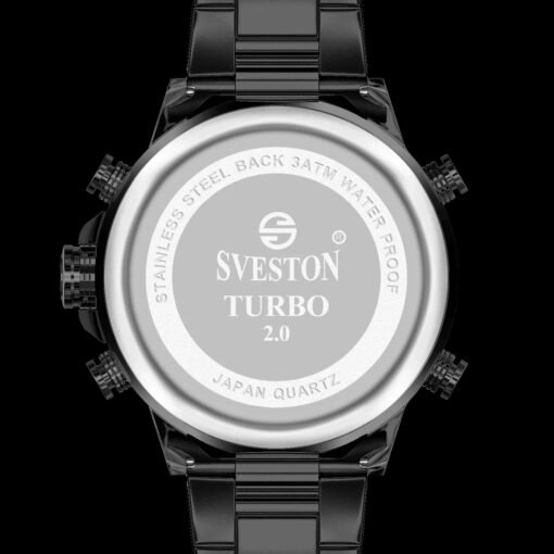 Buy Sveston Diesel 1.0 Black Gold Watch Back