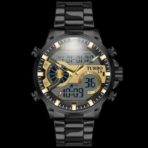 Buy Sveston Diesel 1.0 Black Gold Watch Online Gifts