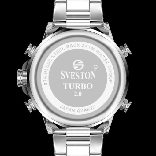 Buy Sveston Diesel 1.0 Sliver Blue Watch Back