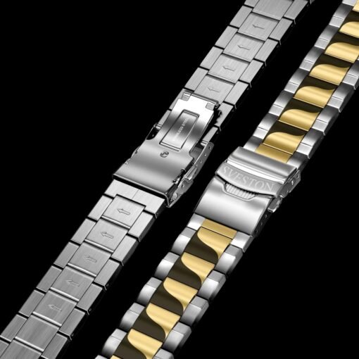 Premium Sveston Spectrum Sliver Golden Black Watch Belt