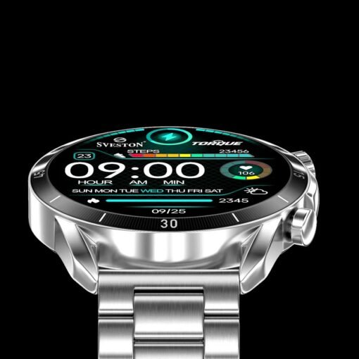 Premium Sveston Torque Chain Sliver Smart Watch