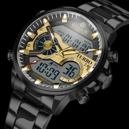 Sveston Diesel 1.0 Black Gold Watch Gifts for Him