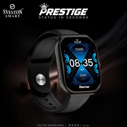 Sveston Prestige Black Smart Watch Gifts