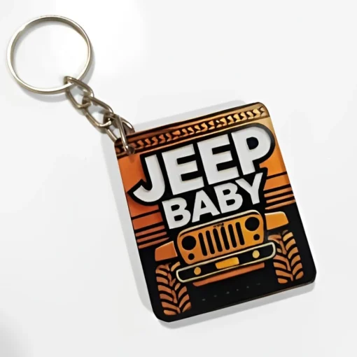 Acrylic Car Keychain