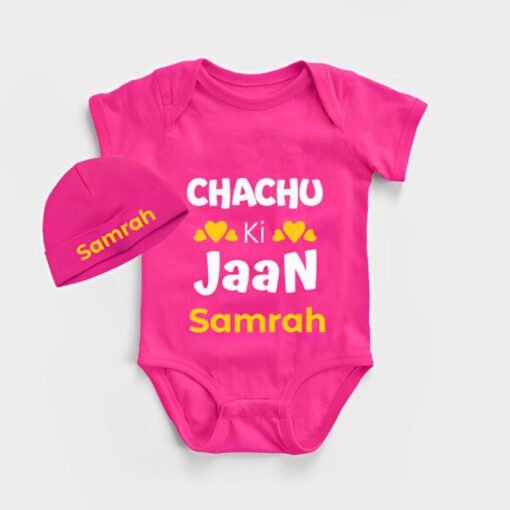 Chachu ki Jaan Romper for Baby Girl